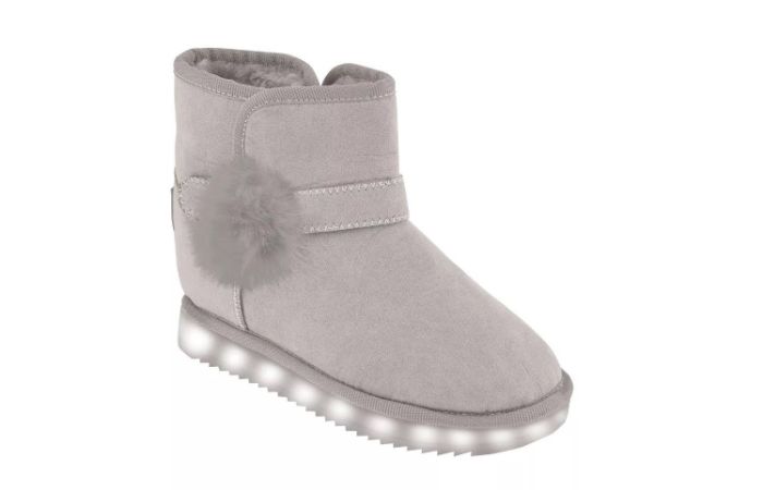 BOTITAS 47 STREET CON LUZ LED, USB, POMPÓN Y PIEL (30-37) – Funny Store