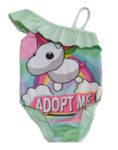 TRAJE DE BAÑO ENTERIZA UNICORNIO ADOPT ME (4-14)