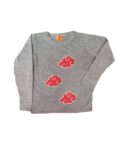 REMERA NARUTO GRIS NUBE MANGA LARGA (4-6)