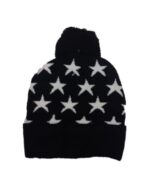 GORRO INVIERNO ESTRELLAS NEGRO