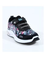 ZAPATILLAS FOOTY LINEA POP JOYSTICK NEGRA CON LUZ AL PISAR (26-35) - Imagen 2