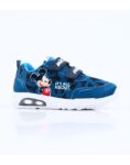 ZAPATILLAS FOOTY POP MICKEY AZUL CON LUZ AL PISAR (23-28)