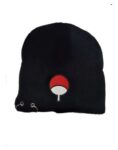 GORRO INVIERNO NEGRO BOLA ROJA