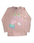 REMERA PEPPA PIG ROSA MANGA LARGA (2-8)