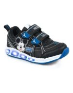 ZAPATILLAS FOOTY DISNEY MICKEY AZUL/NEGRO CON LUZ AL PISAR (23-28) - Imagen 2