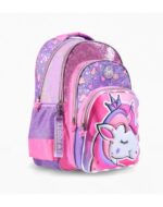MOCHILA FOOTY ESPALDA 18" CORONA UNICORNIO LILA CON LUCES LED - Imagen 2