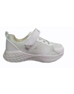 ZAPATILLAS FOOTY DEPORTIVAS BLANCA/GRIS CORDONES ELASTICOS (29/38)