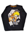 REMERA NARUTO NEGRO MANGA LARGA (8-16)