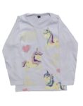 REMERA UNICORNIO BLANCO MANGA LARGA (2-14)