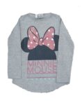 REMERA MANGA LARGA MINNIE MOÑO GRIS (4-8)