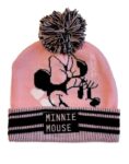 GORRO MINNIE MOUSE ROSA/NEGRO POMPON