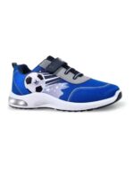 ZAPATILLAS FOOTY POP PELOTA FUTBOL AZUL CON LUZ AL PISAR (26-35)