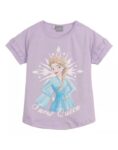 REMERA MANGA CORTA DE FROZEN ELSA COLOR LILA(4-12)