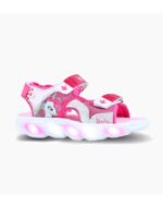 SANDALIAS FOOTY UNICORNIO SUPER FUCSIA CON LUCES AL PISAR (26-35)