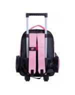 MOCHILA 18" ESCOLAR CON CARRO BARBIE 3D NEGRO WABRO - Imagen 2