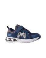 ZAPATILLAS FOOTY JOYSTICK GONNA PLAY AZUL CON LUZ AL PISAR (28-36)