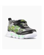 ZAPATILLAS FOOTY NEW ZOMBIES GRIS/NEGRA CON LUZ AL PISAR (23-28) - Imagen 2