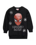 CONJUNTO FRISADO SPIDERMAN NEGRO
