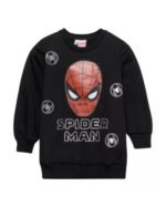 CONJUNTO FRISADO SPIDERMAN NEGRO