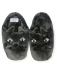 PANTUFLAS TOTORO PLUSH INFANTIL ANTIDESLIZANTES GRIS