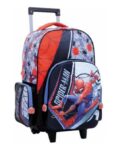 MOCHILA 18" CARRO ESCOLAR DE SPIDERMAN MARVEL WABRO
