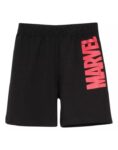 SHORTS DE MARVEL NEGRO (6-12)