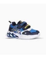 ZAPATILLAS FOOTY PELOTA PLAYER AZUL CON LUZ AL PISAR (28-34)