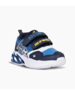 ZAPATILLAS FOOTY PELOTA PLAYER AZUL CON LUZ AL PISAR (28-34) - Imagen 2
