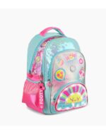 MOCHILA FOOTY ESPALDA 18 SUNSHINE CELESTE CON LUZ LED - Imagen 2