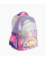 MOCHILA FOOTY ESPALDA 18 SUNSHINE LILA CON LUZ LED - Imagen 2