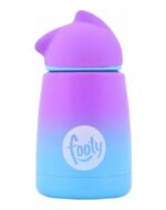 BOTELLA TERMICA TERMO DE ACERO INOXIDABLE VIOLETA/CELESTE