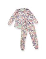 CONJUNTO PIJAMA MANGA LARGA INVIERNO KUROMI Y MY MELODY