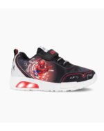 ZAPATILLAS FOOTY POP SPIDERMAN DIGITAL NEGRO CON LUCES AL PISAR (25-30)