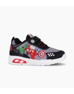 ZAPATILLAS FOOTY POP AVENGERS NEGRA/GRIS CON LUCES AL PISAR (26-32)