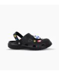 SUECOS DE GOMA CLOGS FOOTY SUPER GOL NEGRO CON LUZ (25-34)