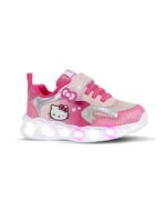 ZAPATILLAS FOOTY HELLO KITTY FUCSIA CON LUZ AL PISAR (25-30)