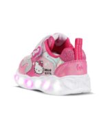 ZAPATILLAS FOOTY HELLO KITTY FUCSIA CON LUZ AL PISAR (25-30) - Imagen 2