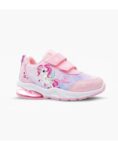 ZAPATILLAS FOOTY PLUS UNICORNIO UNIQUE ROSA CON LUZ AL PISAR (22-30)