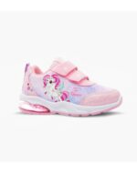 ZAPATILLAS FOOTY PLUS UNICORNIO UNIQUE ROSA CON LUZ AL PISAR (22-30)
