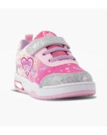 ZAPATILLAS FOOTY PLUS GAMER GIRL PLATEADA CON LUZ AL PISAR (22-30) - Imagen 2