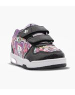 ZAPATILLAS FOOTY PLUS UNICORNIO LOVE NEGRO CON LUZ AL PISAR (22-30) - Imagen 2