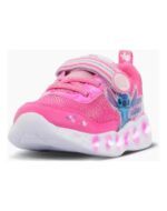 ZAPATILLAS FOOTY STITCH FUCSIA CON LUZ AL PISAR (25-30) - Imagen 2