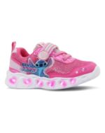 ZAPATILLAS FOOTY STITCH FUCSIA CON LUZ AL PISAR (25-30)