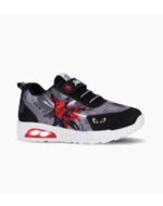 ZAPATILLAS FOOTY POP SPIDERMAN VENOM NEGRO CON LUCES AL PISAR (25-30)