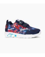 ZAPATILLAS FOOTY POP SPIDERMAN W/G AZUL CON LUCES AL PISAR (25-30)