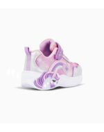 ZAPATILLAS FOOTY WITH LOVE PLATEADA CON LUZ AL PISAR (27-34) - Imagen 2
