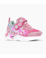 ZAPATILLAS FOOTY FLOWER ROSA CON LUZ AL PISAR (28-34)