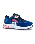 ZAPATILLAS FOOTY POP FUTBOL GOL AZUL CON LUZ AL PISAR (26-35)