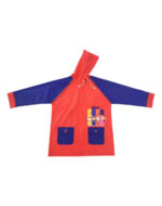 PILOTO CAPA PARA LLUVIA IMPERMEABLE PAW ROJO FOREVA
