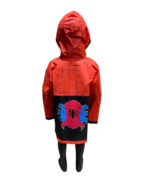 PILOTO CAPA PARA LLUVIA IMPERMEABLE SPIDER WABRO OFICIAL - Imagen 2